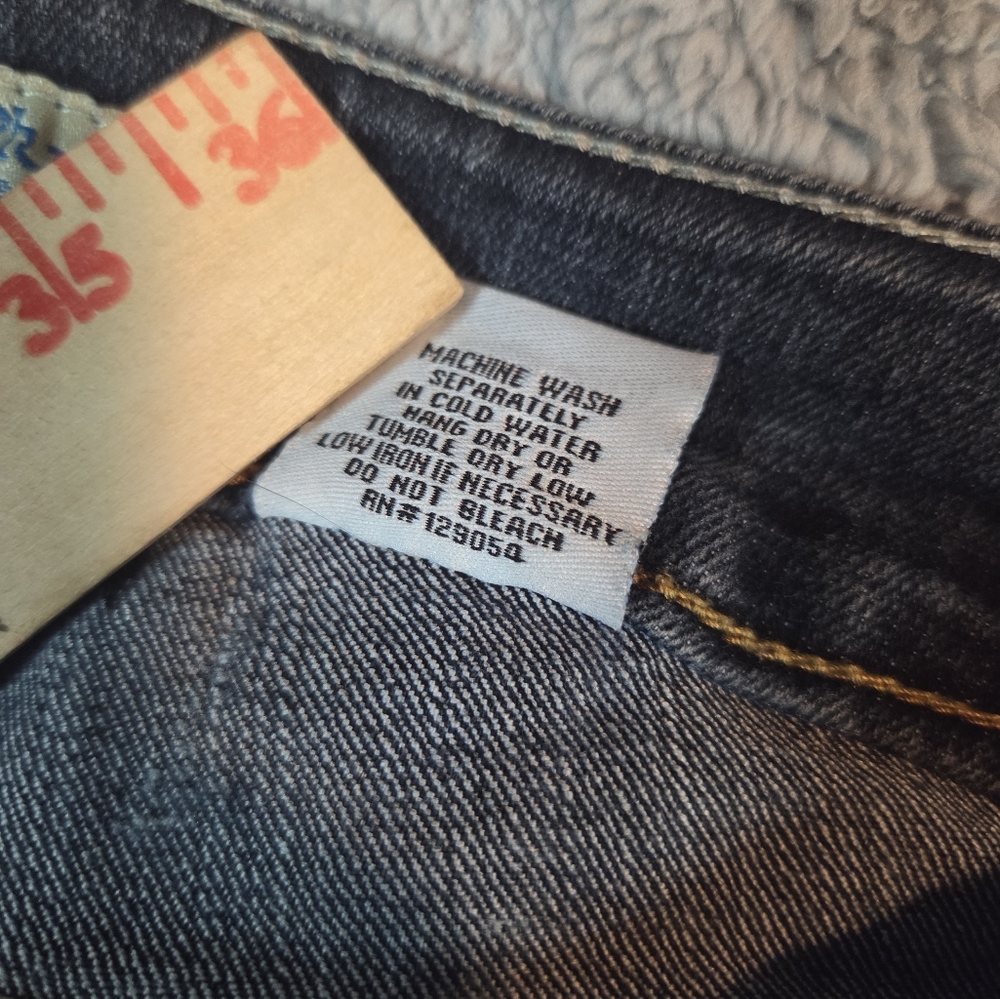 Paris Blues Kids Girls Size 9 Dark Blue Jeans - Picture 8 of 11